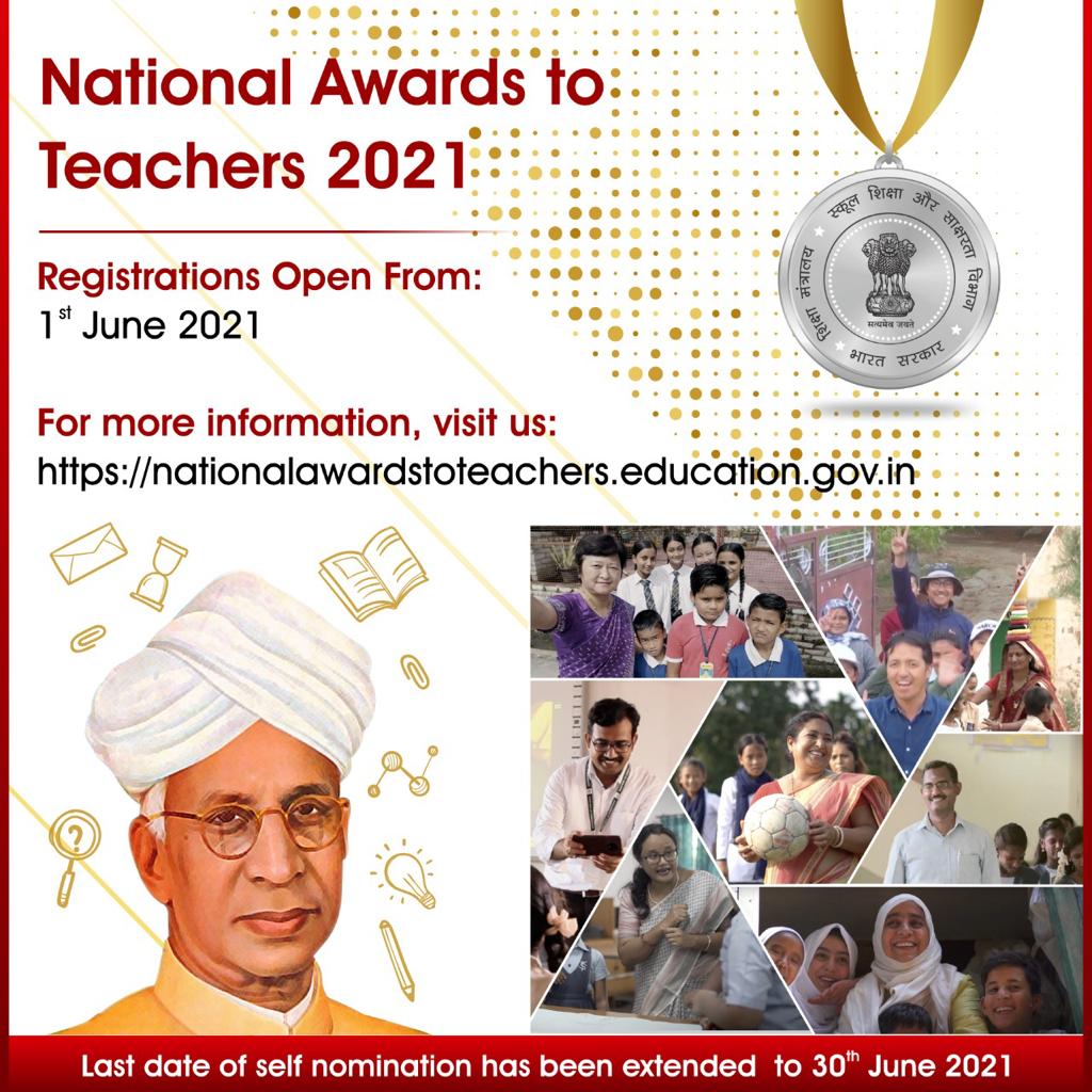 NATIONAL AWARDS TO TEACHERS 2021